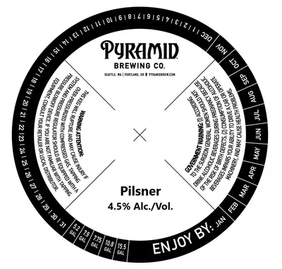 Pyramid Pilsner label