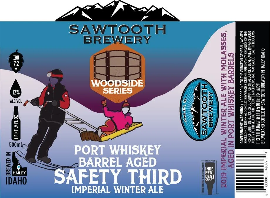 Port Whiskey Barrel Aged Safety Third — full label as filed with TTB