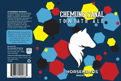 Chemung Canal Towpath Ale label