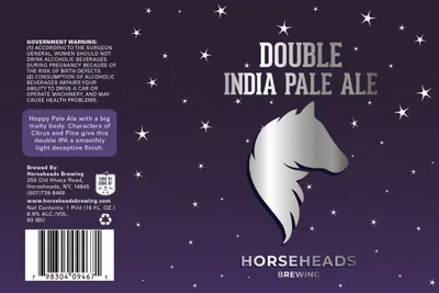Double India Pale Ale label