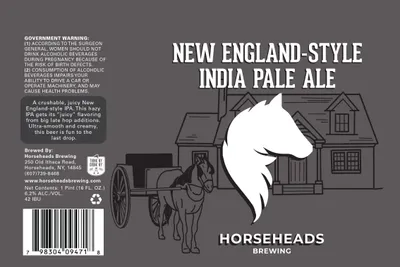 New England-Style India Pale Ale label