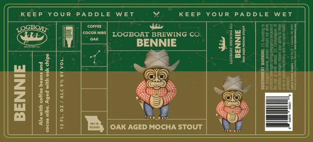 Bennie — full label as filed with TTB