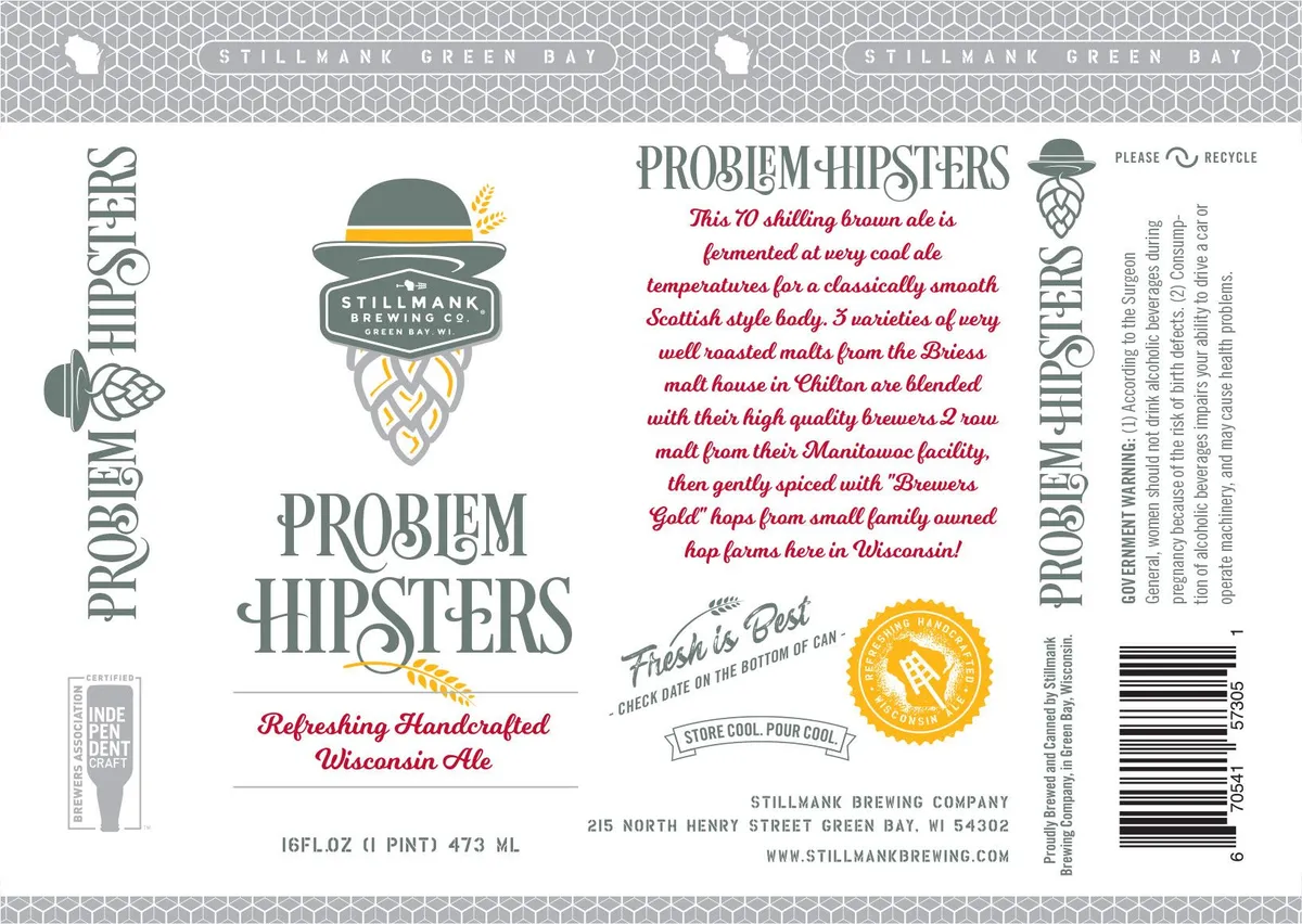 Problem Hipsters label