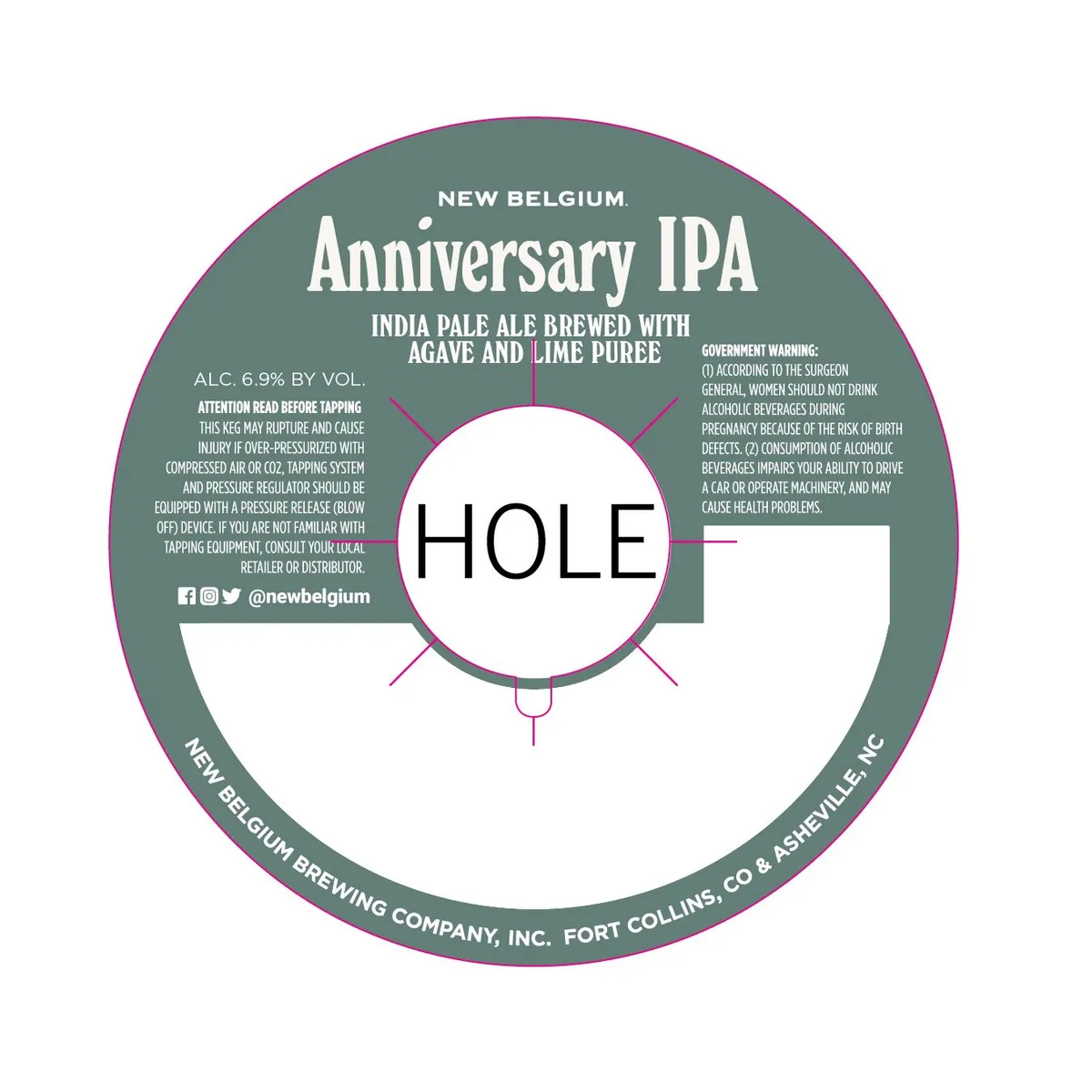 Anniversary IPA — full label as filed with TTB