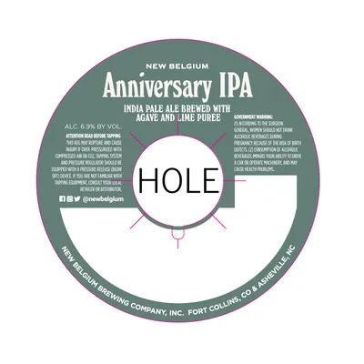 Anniversary IPA label