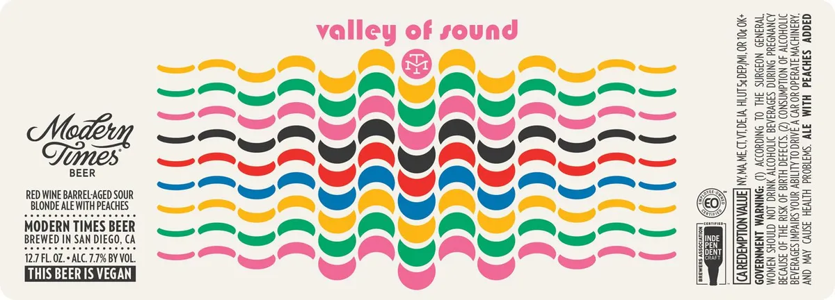 Valley of Sound — full label as filed with TTB