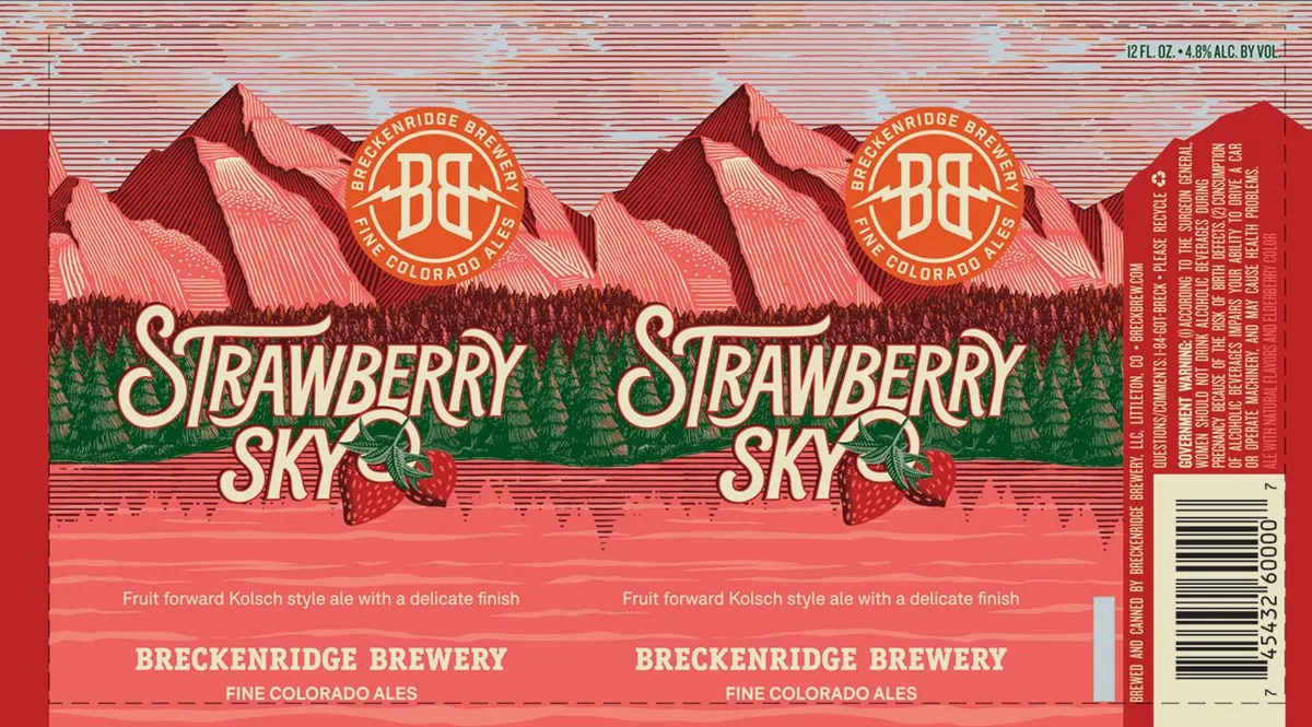 Strawberry Sky — full label as filed with TTB