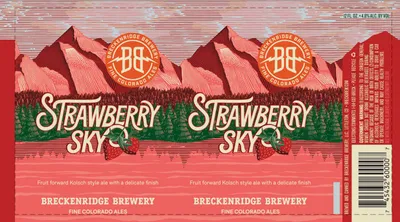 Strawberry Sky label