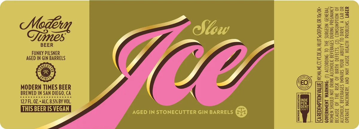 Slow Ice — full label as filed with TTB