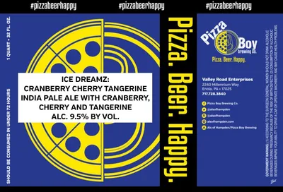 Ice Dreamz: Cranberry Cherry Tangerine label