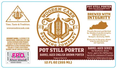 Pot Still Porter label