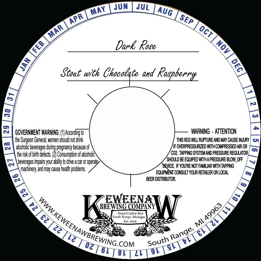 Dark Rose — full label as filed with TTB