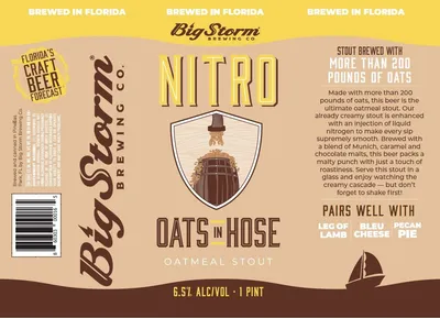 Nitro Oats In Hose label