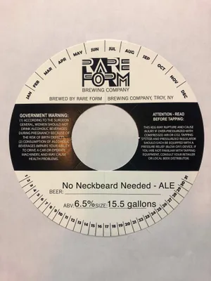 No Neckbeard Needed label
