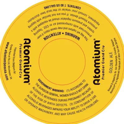 Premier Grand Cru Golden Ale label