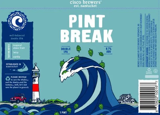 Pint Break — full label as filed with TTB