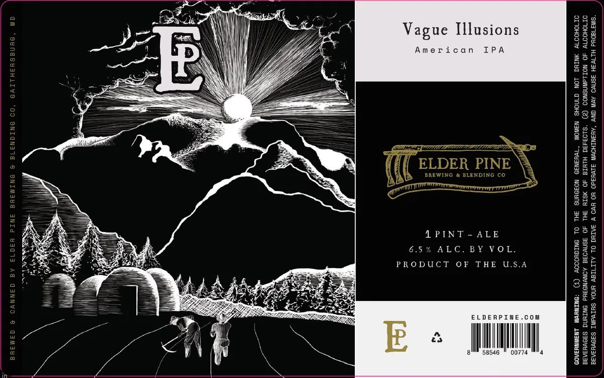 Vague Illusions — full label as filed with TTB