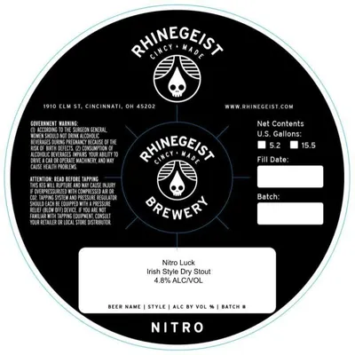 Nitro Luck label