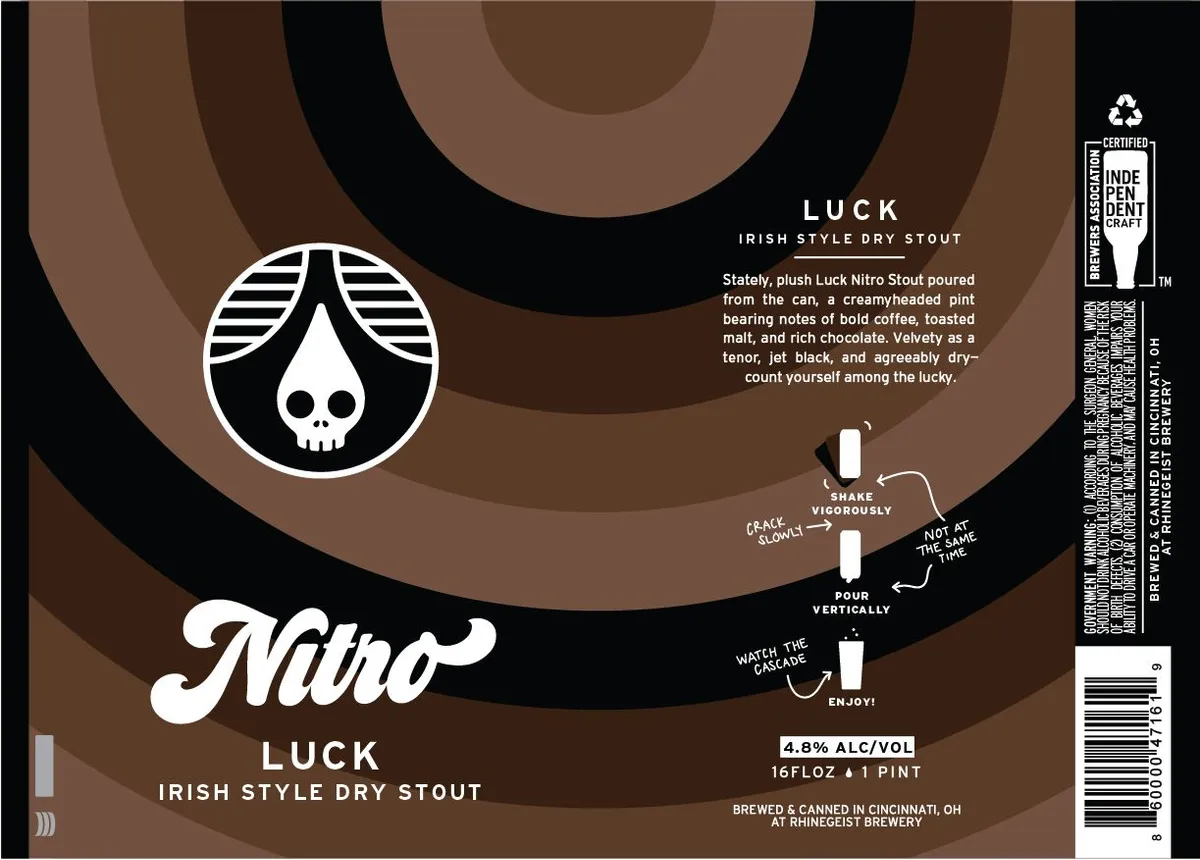 Nitro Luck — full label as filed with TTB