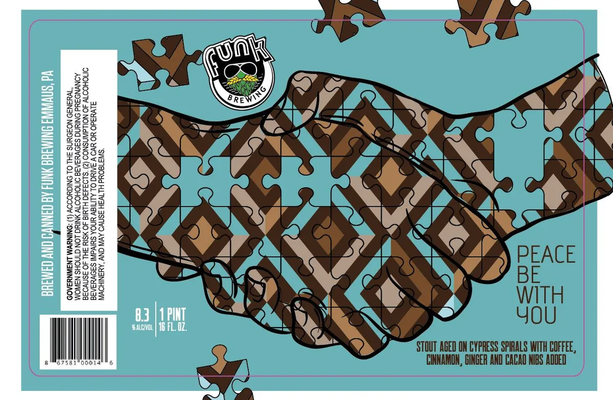Peace Be With You — full label as filed with TTB
