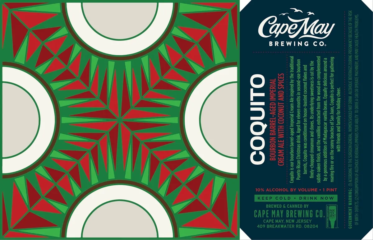 Coquito — full label as filed with TTB