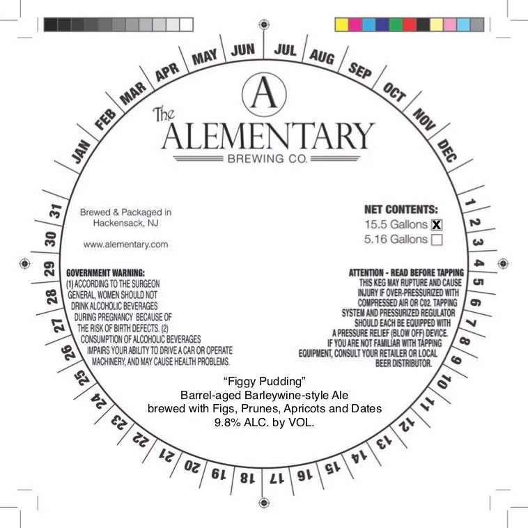 Figgy Pudding — full label as filed with TTB