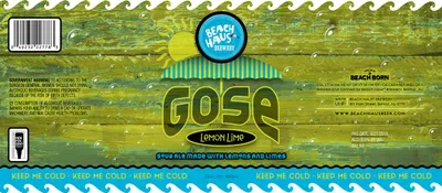 Gose Lemon Lime label