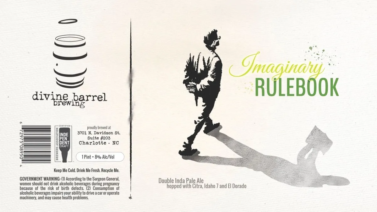 Imaginary Rulebook — full label as filed with TTB