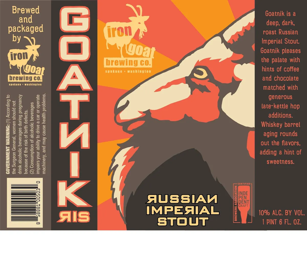 Goatnik RIS label