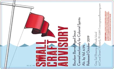 Small Craft Advisory label