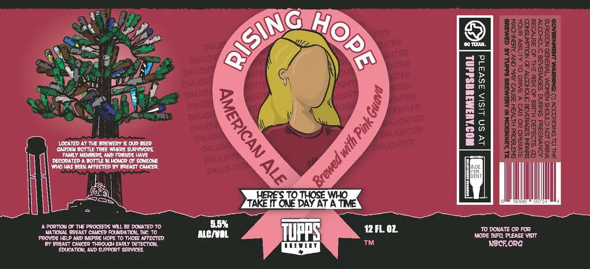 Rising Hope — full label as filed with TTB