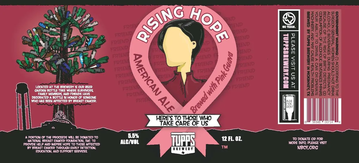 Rising Hope — full label as filed with TTB