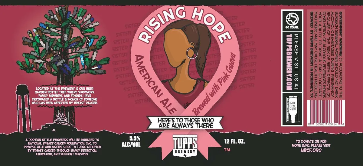 Rising Hope — full label as filed with TTB