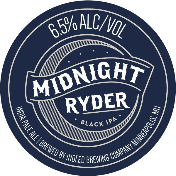 Midnight Ryder — full label as filed with TTB