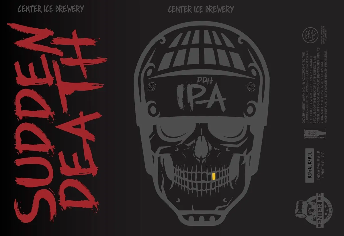 Sudden Death — full label as filed with TTB