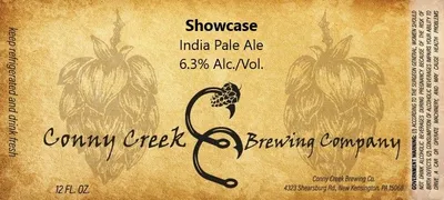 Showcase label