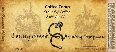 Coffee Camp label