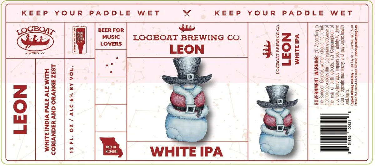 Leon White IPA — full label as filed with TTB