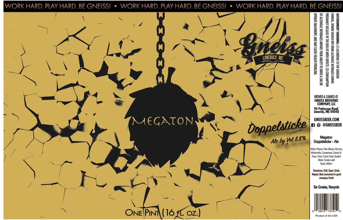 Megaton Doppelsticke label