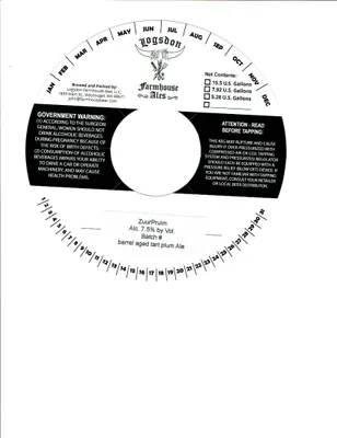 ZuurPruim label