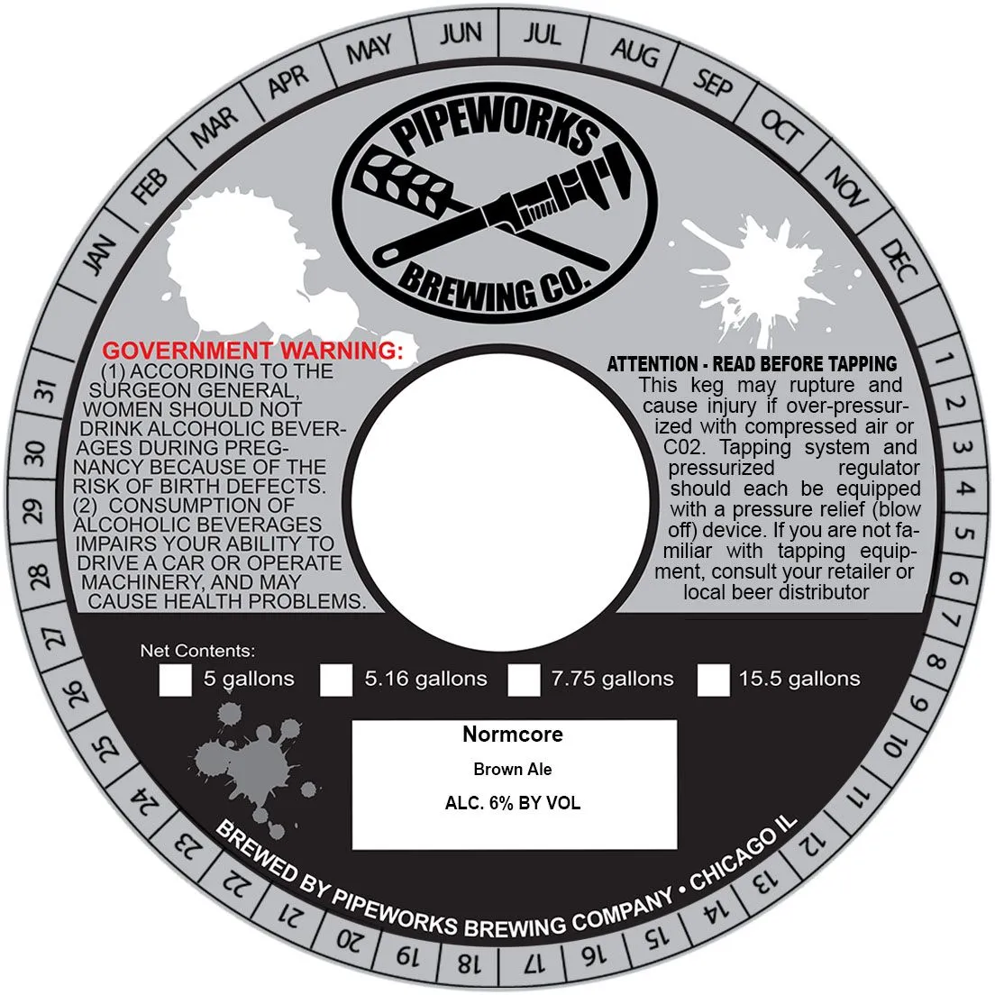 Normcore — full label as filed with TTB