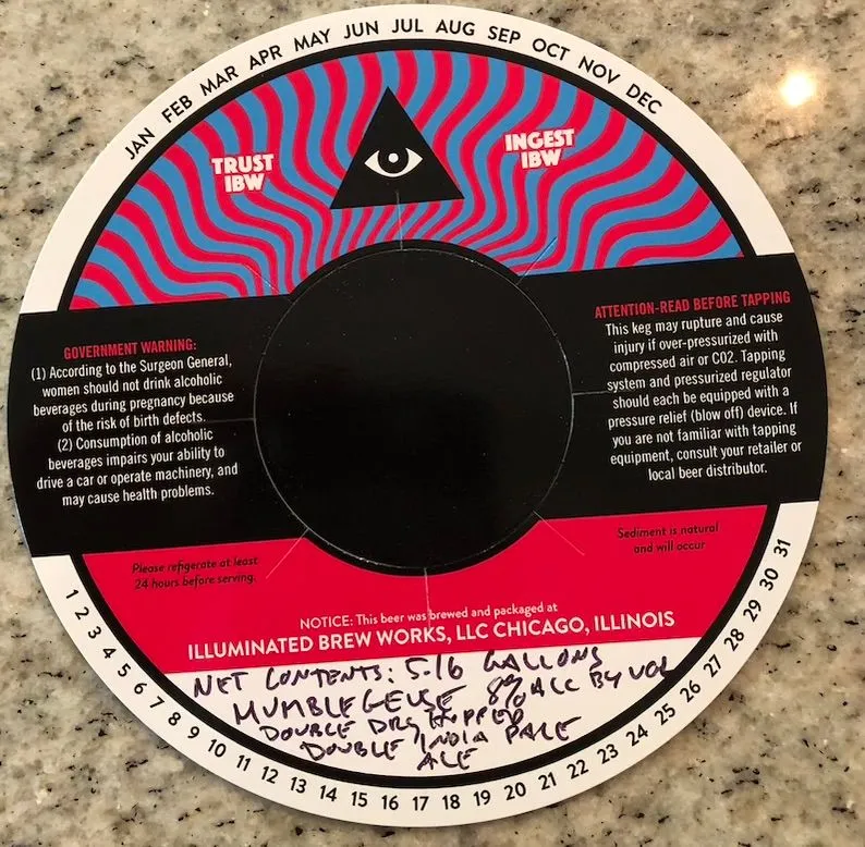 Mumblegeuse — full label as filed with TTB