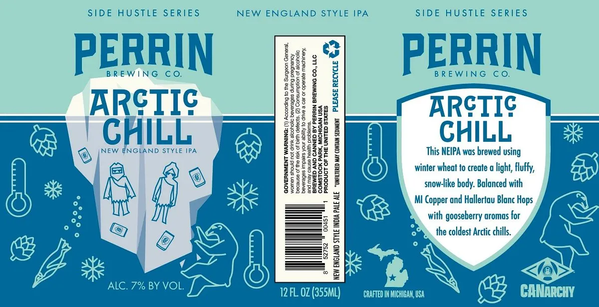 Arctic Chill — full label as filed with TTB