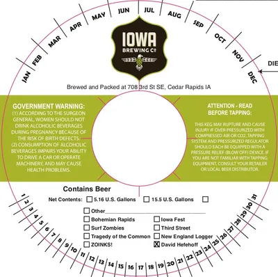 David Hefehoff label