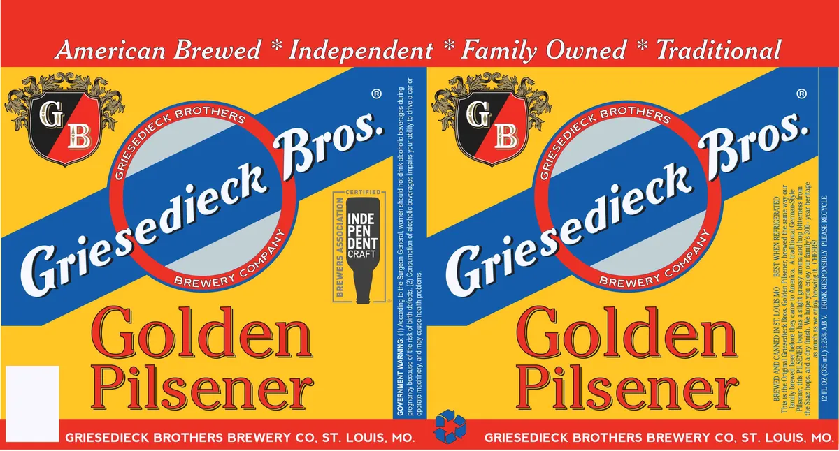 Golden Pilsener — full label as filed with TTB