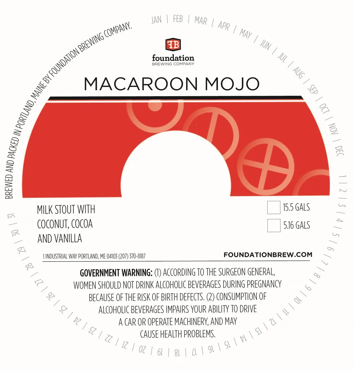 Macaroon Mojo — full label as filed with TTB