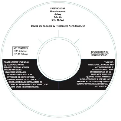 Phosphorescent Galaxy label