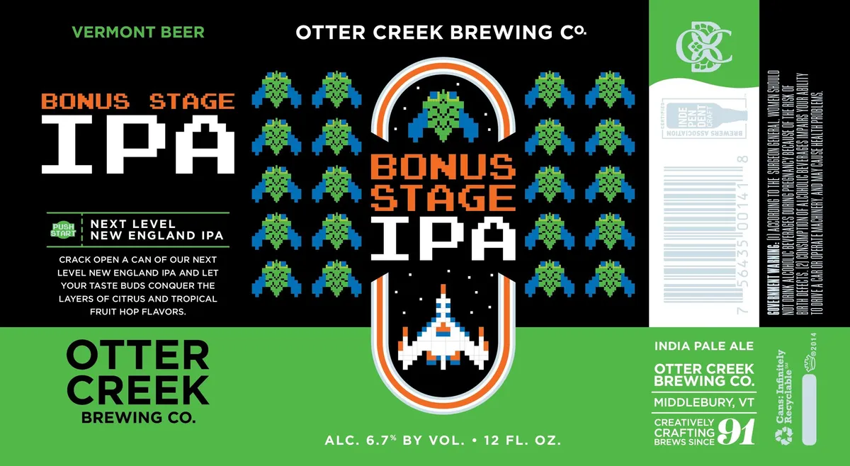 Bonus Stage IPA — full label as filed with TTB