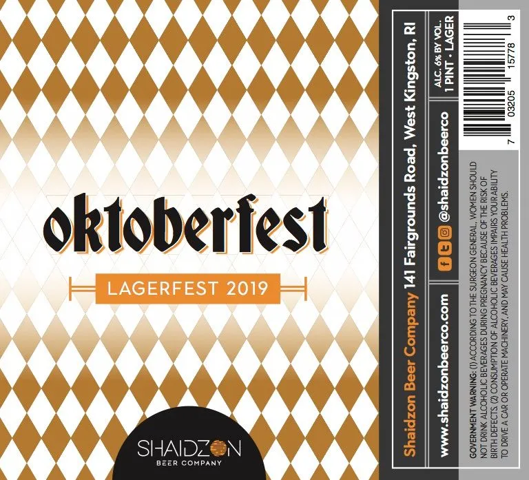 Oktoberfest Lagerfest 2019 — full label as filed with TTB