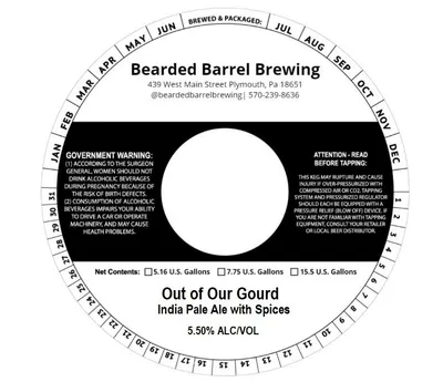 Out of Our Gourd label